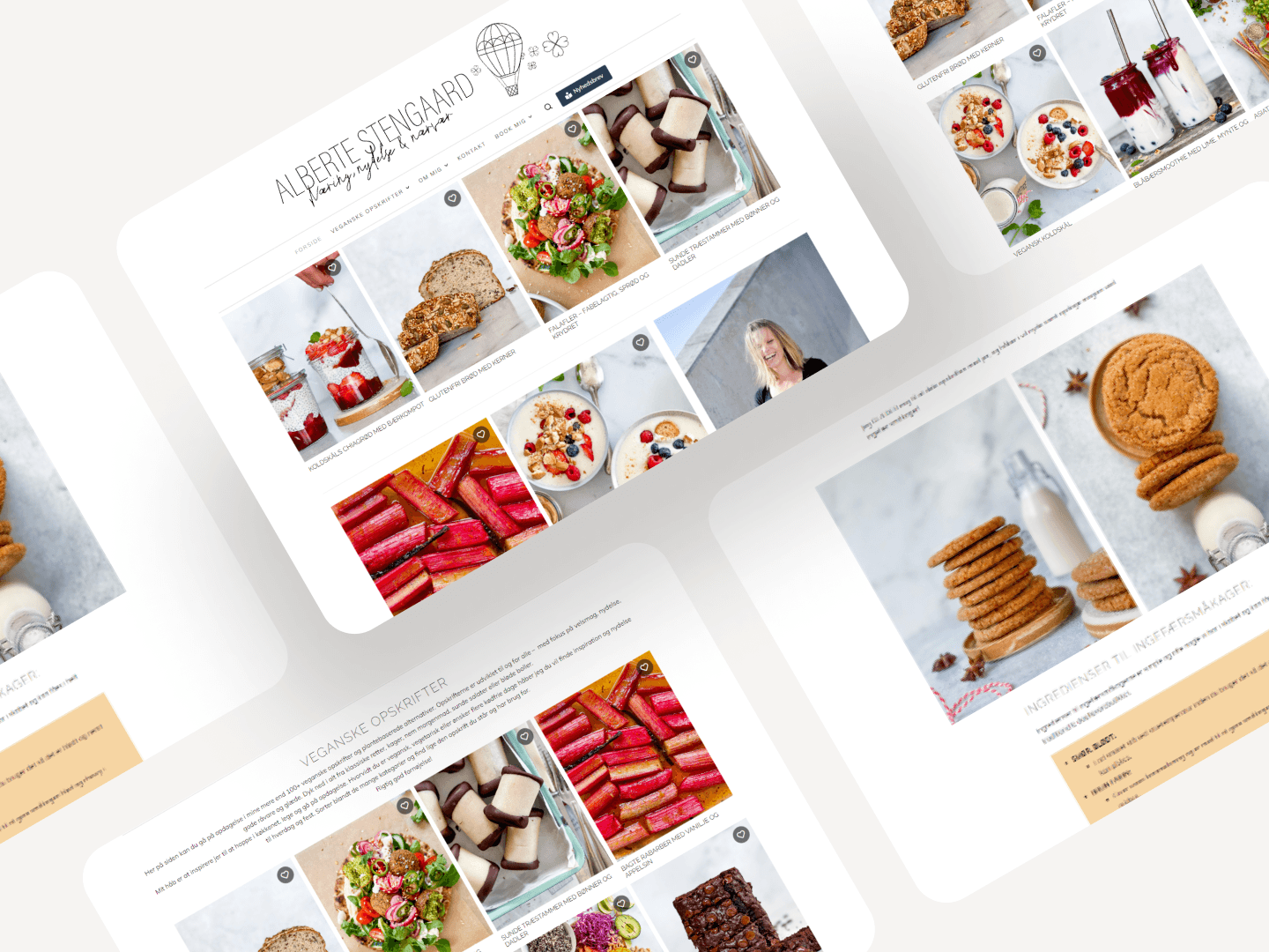 Albertestengaard blog screenshot